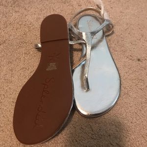 Silver sandals